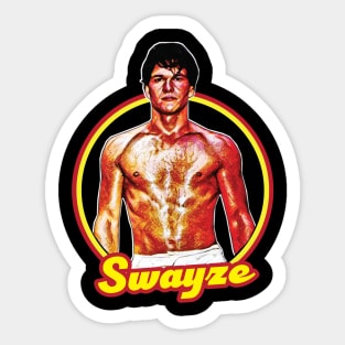 Vintage Swayze Original Fan Art Sticker